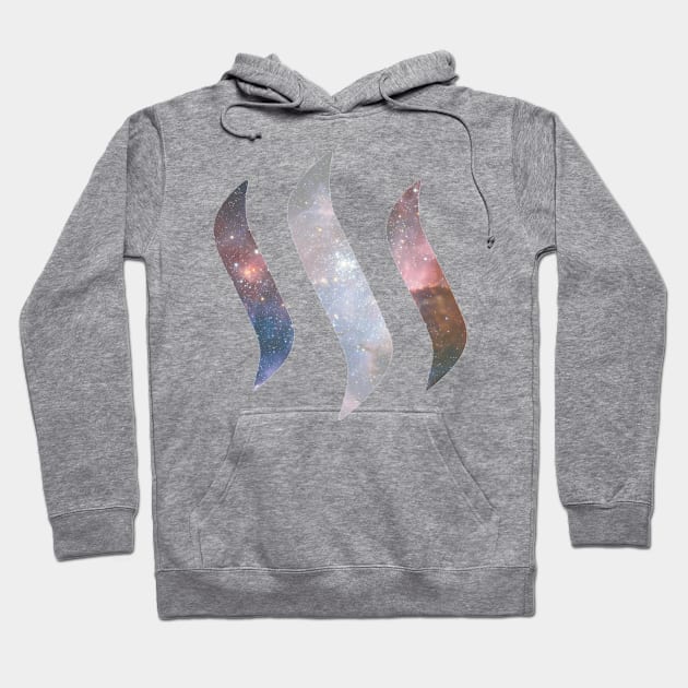 Steem galaxy Hoodie by Klausstaler